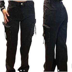 Black Cargo Pants